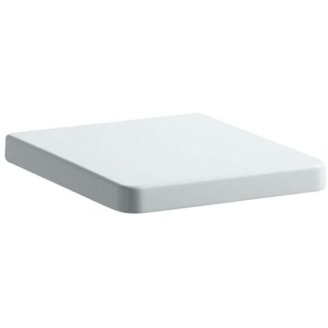 Laufen Living City - WC-Sitz mit Deckel, 468 x 368 mm, mit Absenkautomatik, antibakterielle Behandlung, weiß H8924343000001