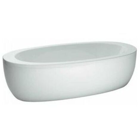 Laufen Il Bagno Alessi One - Freistehende Badewanne 203x102 cm, weiß H2419700000001
