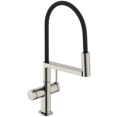 Hansgrohe Talis Select M54 PowderSpray - Spültischarmatur mit flexiblem Arm und Brause, EcoSmart, Edelstahloptik 72861800