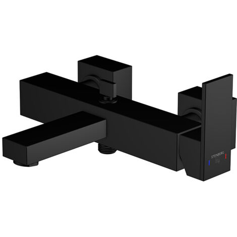 Steinberg Aufputz-Einhebelmischer für Wanne 160 1110 S, matt black