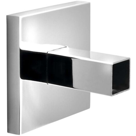 Sapho Accessoires - Adapter eckig für direkten Wandanschluss, Edelstahl ER140