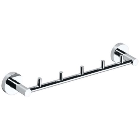 Sapho X-Round - Haken, 5-Fach, verchromt XR214 (1/2)
