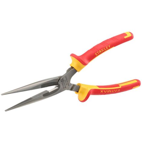 Stanley 0-84-007 Flachrundzange FatMax VDE gerade, 200mm