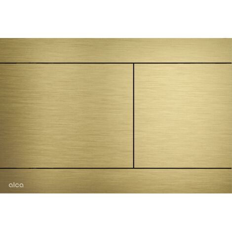 Alca Flat - WC-Betätigungsplatte, Gold gebürstet FUN-G-B (1/3)