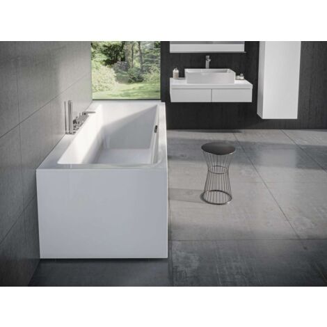 Ravak Badewanneschürzen - Seitenwand für Badewannen, 68 cm, links, weiß X000001699