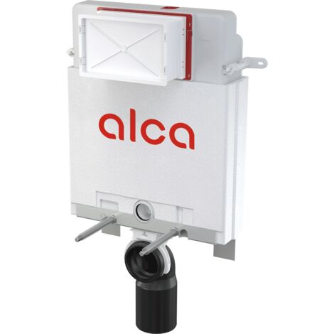 Alca Vorwandelemente - Wandinstallation für wandhängendes WC, Tablettenspender, zum Aufmauern, Bauhöhe 0,86 m AM100/850 (1/3)
