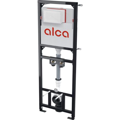Alca Vorwandelemente - Vorwandinstallation für Spüle, mit Unterputzspülkasten, Bauhöhe 1,46 m A108F/1500 (1/3)