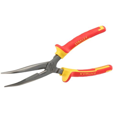 Stanley Werkzeug - VDE-Spitzzange gebogen 40°, Länge 20 cm 0-84-008