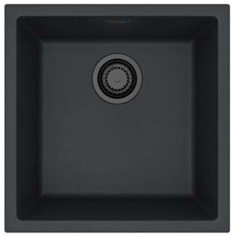 Alveus Omni - Granitspüle 45x45 cm, schwarz 1150050 (1/3)