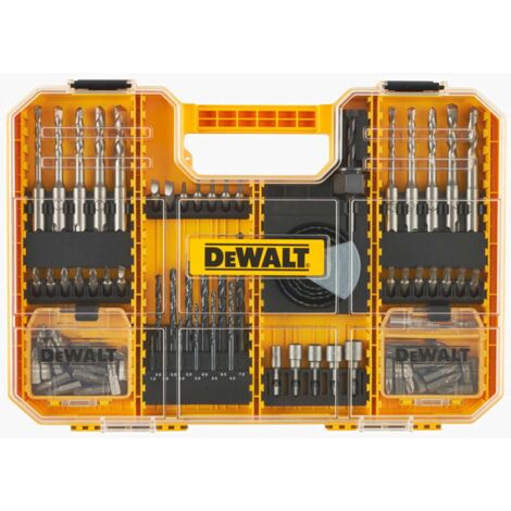 DeWALT Zubehör - 102-teiliges Bit-, Bohrer- und Steckschlüssel-Set DT71583