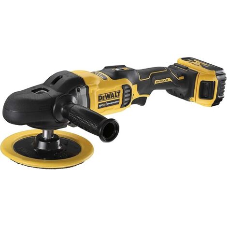 DeWALT DCM849P2 Akku Poliermaschine 18V 5Ah Ø180mm bürstenlos 2 Akkus & Tasche