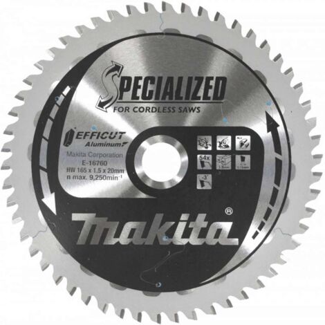 Makita Sägeblatt EFFICUT 165x20x54
