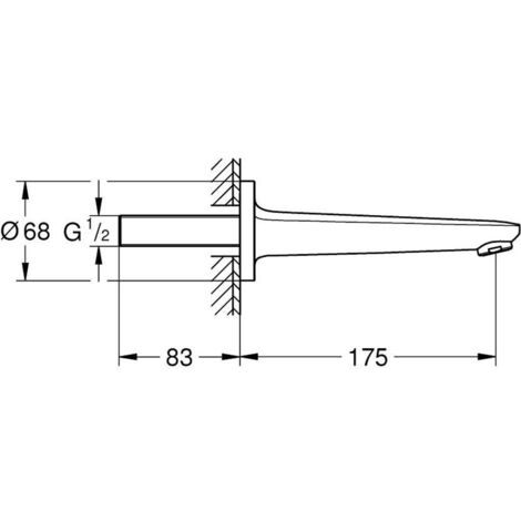 grohe-euroeco-wanneneinlauf-chrom-13471001