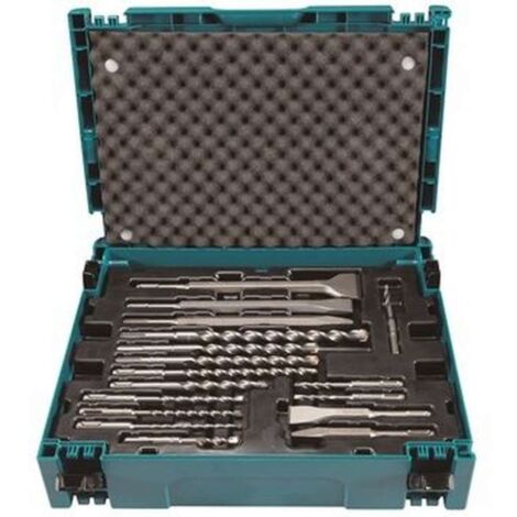 Makita Zubehör - 17-teiliges SDS Plus Bohrer- und Meißelset B-53877 (1/3)