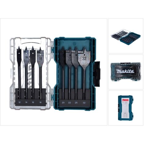 Makita Zubehör - Flachholzbohrer-Set 8-teilig E-08698