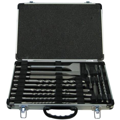 Makita Zubehör - 17-teiliges Set SDS Plus Bohrer und Meißel D-19180
