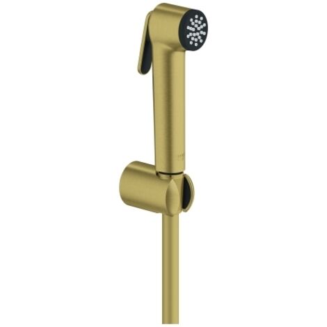 Grohe Tempesta-F - Bidetbrause mit Halter und Schlauch, Cool Sunrise gebürstet 27513GN1