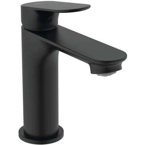 Ideal Standard Ceralife O - Waschtischmischer mit ClickClack-Ablaufgarnitur, BlueStart, schwarz BE009XG (1/5)