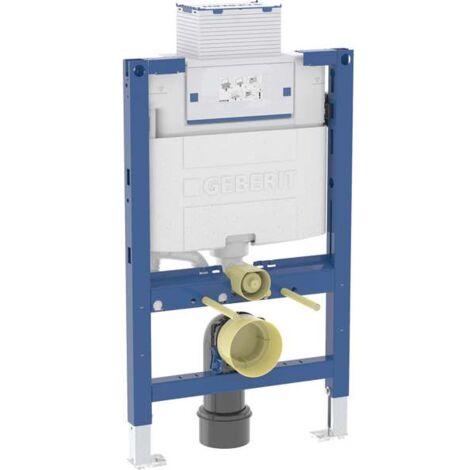 Geberit Duofix Element für Wand-WC 82 cm – Statisch selbsttragender Rahmen – Omega UP-Spülkasten 12 cm – Für Metall- und Holzständerwände (1/4)