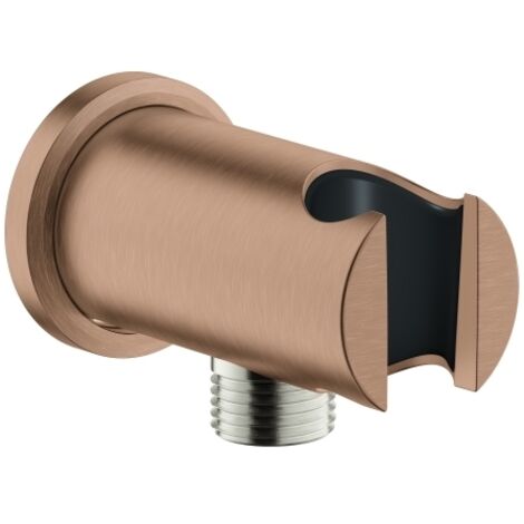 Grohe Rainshower - Wandanschlussbogen mit Halterung, Warm Sunset gebürstet 26658DL0