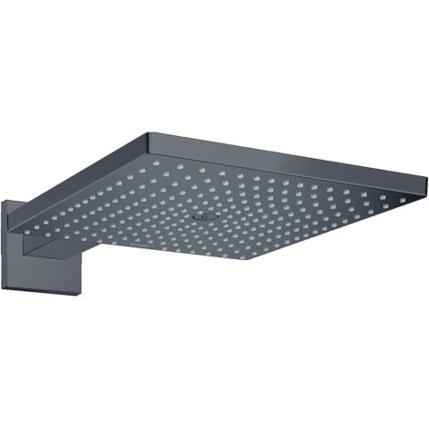 Hansgrohe Raindance E - Kopfbrause, 30x30 cm, EcoSmart, chrom schwarz gebürstet 26239340
