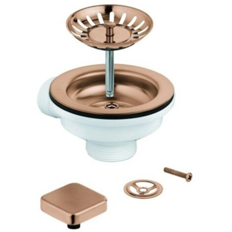 Grohe Ablaufgarnituren - Ablaufgarnitur für Spüle Warm Sunset gebürstet 40400DL0