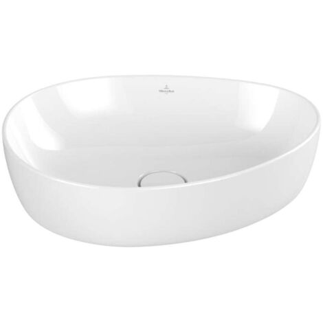 Villeroy & Boch Antao - Aufsatzwaschtisch, 40x51 cm, CeramicPlus, alpinweiß 4A7351R1 (1/5)
