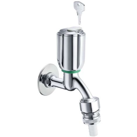 Schell Secur - Auslaufventil, abschließbar, chrom 035740699 (1/2)