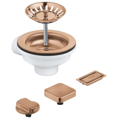 Grohe Ablaufgarnituren - Ablaufgarnitur für Spüle Warm Sunset gebürstet 40996DL0