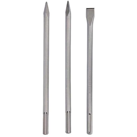 Bosch Zubehör - 3-teiliges SDS Max Meißel-Set 2607017517