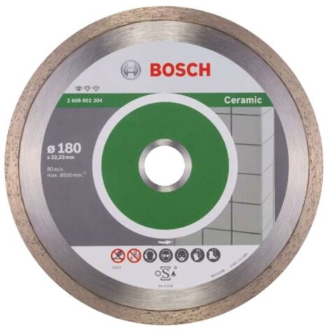 Bosch Zubehör - Diamanttrennscheibe für Fliesen 180x22,23 mm 2608602204