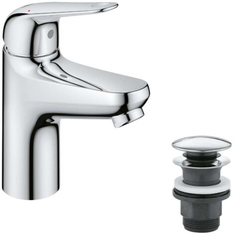 Grohe Swift - Waschtischarmatur, mit Push-Open-Ablauf, chrom 24318001