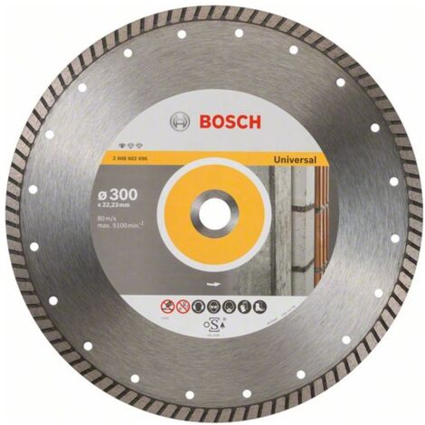 Bosch Zubehör - Diamanttrennscheibe für Baustoffe 300x22,23 mm 2608602696