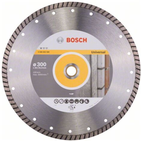Bosch Zubehör - Diamanttrennscheibe für Baustoffe 300x20/25,4 mm 2608602586