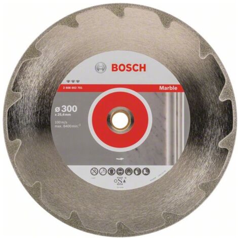 Bosch Zubehör - Diamanttrennscheibe für Marmor 300x25,4 mm 2608602701