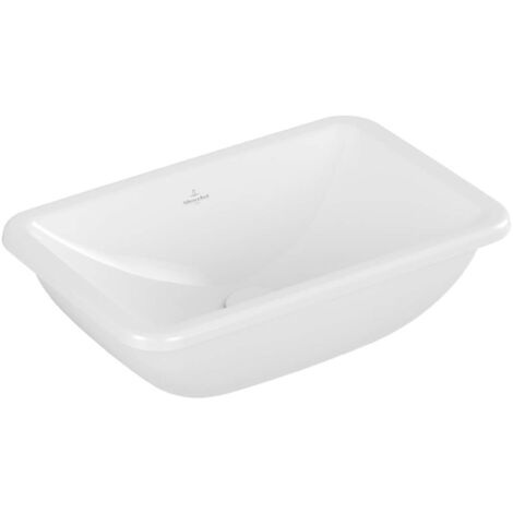 Villeroy & Boch Loop&Friends - Unterbauwaschbecken, 54x34 cm, mit Überlauf, CeramicPlus, alpinweiß 4A5700R1