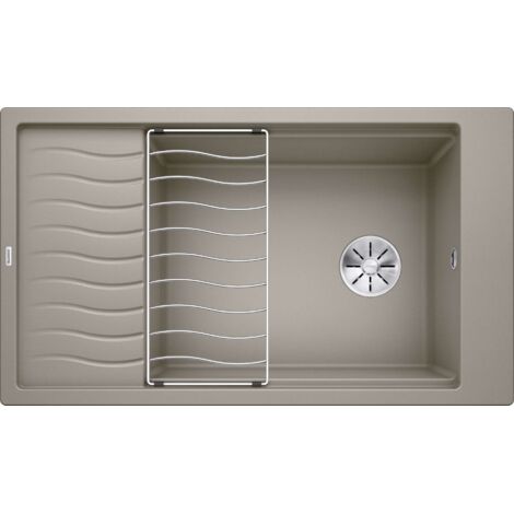 Blanco Elon XL 8 - Silgranitspüle, 86x50 cm, mit Zubehör, Tartufo 524877