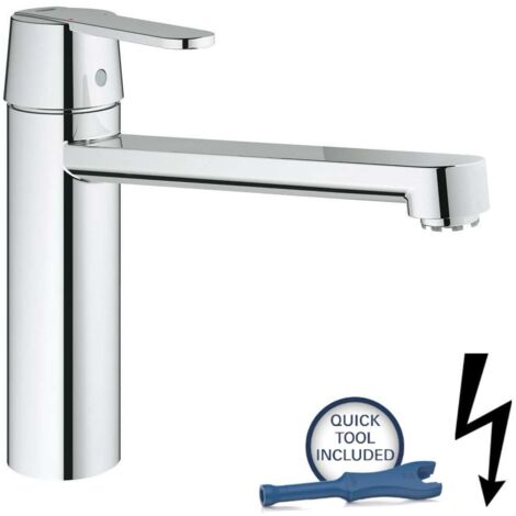 Grohe Küchenarmatur Get Niederdruck chrom Armatur Spültischarmatur Spülaramtur