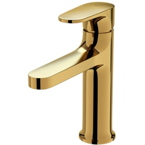 Cersanit Inverto - Waschtischarmatur, Gold S951-297