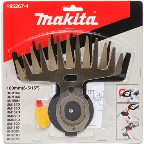 Makita Grasscherblatt 16cm für Akku Gras Strauchschere 1952674