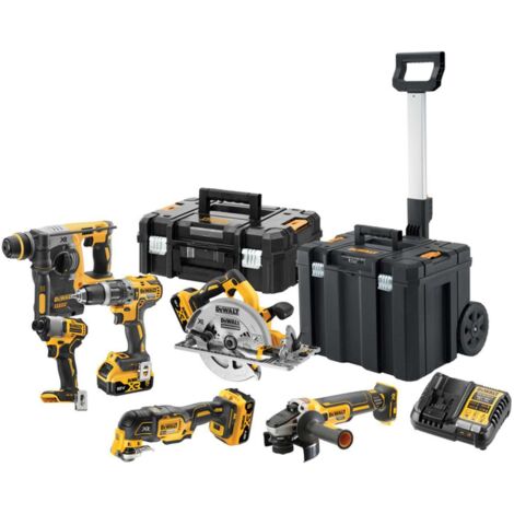 DeWALT Werkzeuge - Akku-Werkzeug-Set, 12-teilig, mit Akkus und Ladegerät DCK624P3T