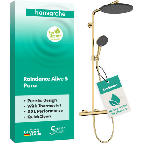 hansgrohe Raindance Alive S PURO Duschsystem 300 1jet EcoSmart