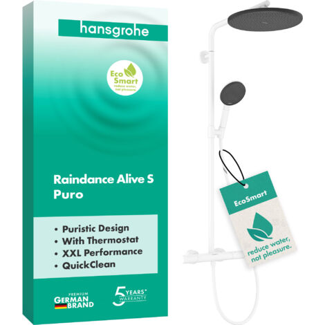 hansgrohe Raindance Alive S PURO Duschsystem 300 1jet EcoSmart
