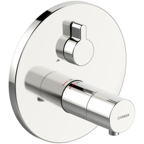 Hansa Varox Pro Fertigmontageset für Brausebatterie 4057 Rosette rund Chrom