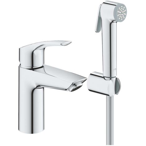 Grohe Eurosmart - Waschtischarmatur mit Bidetbrause, Chrom 23124003