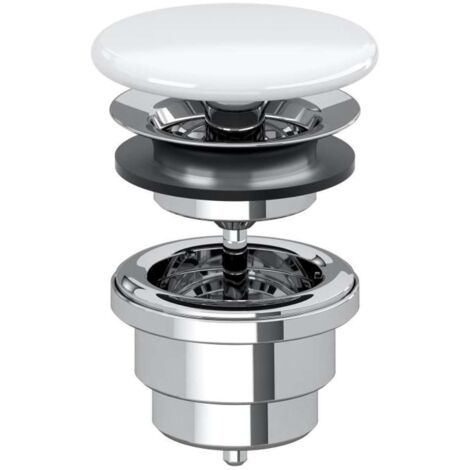 Villeroy & Boch - Nicht verschließbarer Ablauf, alpinweiß 68350001