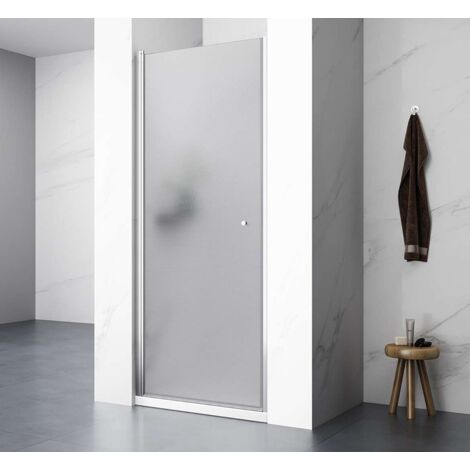 Aqualine Pilot - Duschtür, 190x71 cm, Aluminium glänzend/Glas Brick PT070W (1/5)