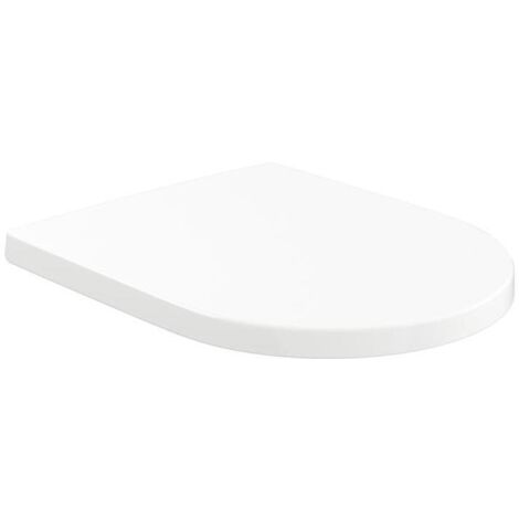 Villeroy & Boch WC-Sitz Subway 3.0 Oval, mit Absenkautomatik (SoftClosing), Pure Black 8M42S1R7