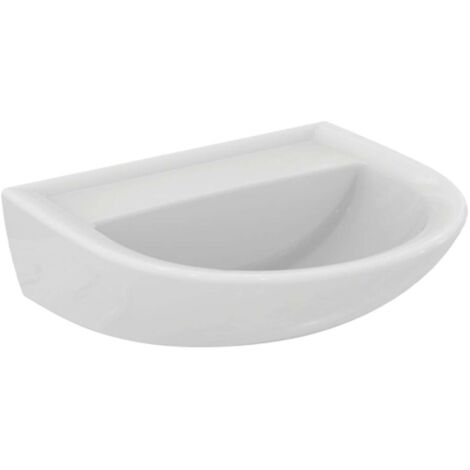 Ideal Standard Eurovit - Handwaschbecken 55x46 cm, ohne Überlauf, ohne Hahnloch, weiß W329901 (1/2)