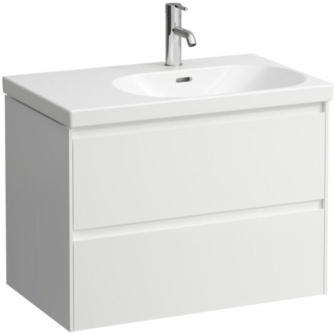 Laufen Lani - Waschtischunterschrank, 7x5x5 cm, 2 Auszüge, weiß matt H4035821122601 (1/4)